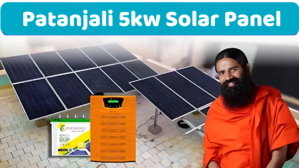 Patanjali 5kw Solar Panel